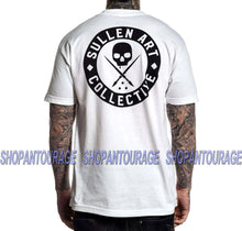 Load image into Gallery viewer, Sullen Art Collective Classic White SCM3008 Short Sleeve Graphic Tattoo Skull T-shirt For Men