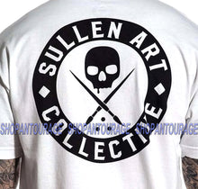 Load image into Gallery viewer, Sullen Art Collective Classic White SCM3008 Short Sleeve Graphic Tattoo Skull T-shirt For Men