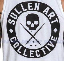 Load image into Gallery viewer, Sullen Summer SCM3216 Standard Fit Graphic Tattoo Skull Tank Top For Men - White