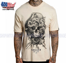 Load image into Gallery viewer, Sullen Neptune Beige SCM3218 New Short Sleeve Graphic Tattoo Teal T-shirt For Men
