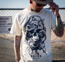 Load image into Gallery viewer, Sullen Neptune Beige SCM3218 New Short Sleeve Graphic Tattoo Teal T-shirt For Men