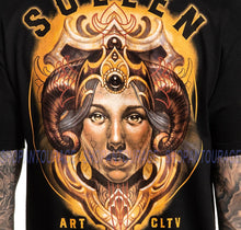 Load image into Gallery viewer, Sullen Ribera Standard Fit SCM3275 New Short Sleeve Graphic Tattoo Black T-shirt For Men_Black