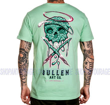 Load image into Gallery viewer, Sullen Andrea Antikorpo SCM3661 New Short Sleeve Graphic Tattoo Skull T-shirt For Men - Teal Green