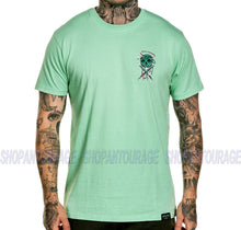 Load image into Gallery viewer, Sullen Andrea Antikorpo SCM3661 New Short Sleeve Graphic Tattoo Skull T-shirt For Men - Teal Green