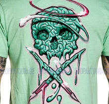 Load image into Gallery viewer, Sullen Andrea Antikorpo SCM3661 New Short Sleeve Graphic Tattoo Skull T-shirt For Men - Teal Green