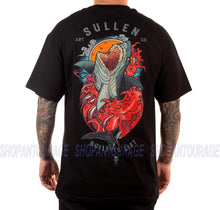 Load image into Gallery viewer, Sullen Blood In The Water Standard Fit SCM4100 Short Sleeve Graphic Tattoo T-shirt For Men - Black