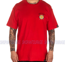 Load image into Gallery viewer, Sullen Blood In The Water SCM4100 Short Sleeve Graphic Tattoo T-shirt For Men - Red