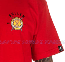 Load image into Gallery viewer, Sullen Blood In The Water SCM4100 Short Sleeve Graphic Tattoo T-shirt For Men - Red