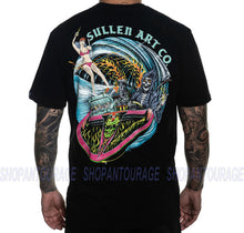 Load image into Gallery viewer, Sullen Grim Ripper Black SCM4154 New Short Sleeve Premium Fit Graphic Tattoo T-shirt For Men