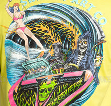 Load image into Gallery viewer, Sullen Grim Ripper Yellow SCM4154 New Short Sleeve Premium Fit Graphic Tattoo T-shirt For Men