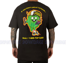 Load image into Gallery viewer, Sullen Meanie Greenie SCM4272 Short Sleeve Graphic Tattoo Skull T-shirt For Men.