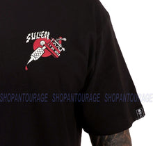 Load image into Gallery viewer, Sullen Meanie Greenie SCM4272 Short Sleeve Graphic Tattoo Skull T-shirt For Men.