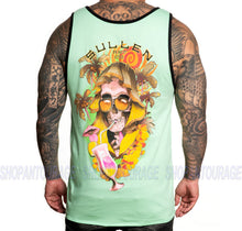 Load image into Gallery viewer, Sullen Art Collective Sun Bum SCM4388 Premium Fit Graphic Tattoo Men`s Tank Top