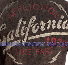 Load image into Gallery viewer, Affliction Screamin Eagle A19417 New Long Sleeve ACMC Brown Fashion Graphic Thermal Top for Men