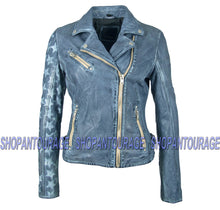 Load image into Gallery viewer, Mauritius Sofistar New Fashion 100% Genuine Lambskin Leather Jacket For Women