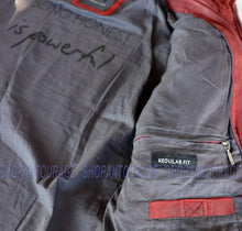 Load image into Gallery viewer, Mauritius Steeve Burgundy Red 100% New Genuine Lambskin Leather Jacket For Men