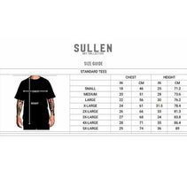 Load image into Gallery viewer, Sullen Art Collective Tribulation SCM3569 Standard Short Sleeve Graphic Tattoo T-shirt For Men - Black
