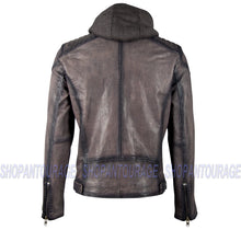 Load image into Gallery viewer, Mauritius Vinn Hooded 100% New Genuine Lambskin Fashion Leather Jacket For Men