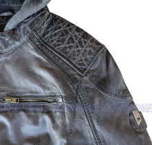 Load image into Gallery viewer, Mauritius Vinn Hooded 100% New Genuine Lambskin Fashion Leather Jacket For Men