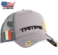Load image into Gallery viewer, Red Monkey Tamps `22 Grey RM1402 Limited Edition Unisex Trucker Hat Cap