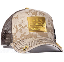 Load image into Gallery viewer, Red Monkey RM Militia Desert Camo Hat RM1050 Limited Edition Unisex Trucker Cap
