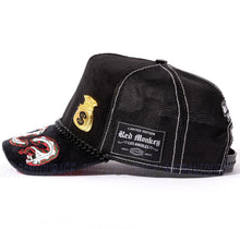 Load image into Gallery viewer, Red Monkey Money Bag Glory Black RM1522 Limited Edition Unisex Trucker Hat Cap
