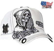 Load image into Gallery viewer, Red Monkey Mercy 2025 White RM1523 New Limited Edition Unisex Trucker Hat Cap
