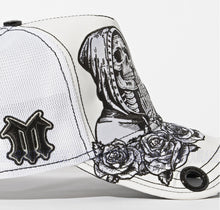 Load image into Gallery viewer, Red Monkey Mercy 2025 White RM1523 New Limited Edition Unisex Trucker Hat Cap
