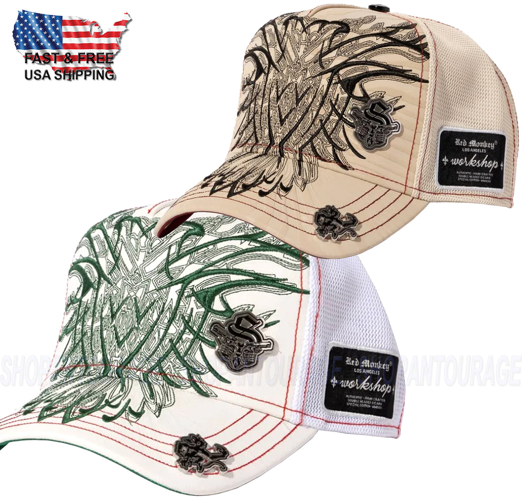 Red Monkey Double Headed Sicario Limited Edition Unisex Trucker Hat Cap RM1536