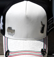 Load image into Gallery viewer, Red Monkey Tamps Primero White RM1538 New Limited Edition Unisex Trucker Hat Cap
