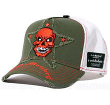 Load image into Gallery viewer, Red Monkey Money Red Baron Camo RM1542 Limited Edition Unisex Trucker Hat Cap
