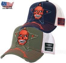 Load image into Gallery viewer, Red Monkey Money Red Baron Camo RM1542 Limited Edition Unisex Trucker Hat Cap
