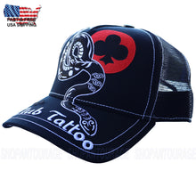 Load image into Gallery viewer, Red Monkey Club Tattoo Snake RM1546 Limited Unisex Trucker Snapback Hat Cap
