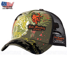 Load image into Gallery viewer, Red Monkey Money Abstruct RM1547 New Limited Edition Unisex Trucker Hat Cap
