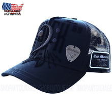 Load image into Gallery viewer, Red Monkey Baseline Black RM1550 New Limited Edition Unisex Trucker Hat Cap
