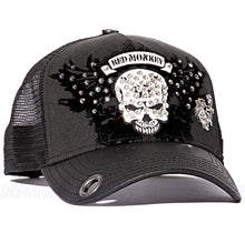 Load image into Gallery viewer, Red Monkey Winged Skull Exclusivo RM1553 EX New Limited Unisex Trucker Hat Cap
