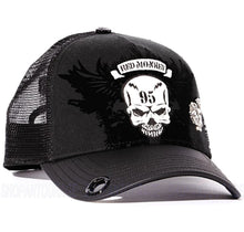 Load image into Gallery viewer, Red Monkey Winged Skull Black RM1553 New Limited Edition Unisex Trucker Hat Cap
