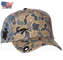 Load image into Gallery viewer, Red Monkey AK 47 Camo RM1557 New Limited Unisex Trucker Snapback Hat Cap

