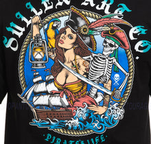 Load image into Gallery viewer, Sullen Art Collective Pirate Pinup Standard Fit SCM5696 Short Sleeve Men`s T-shirt
