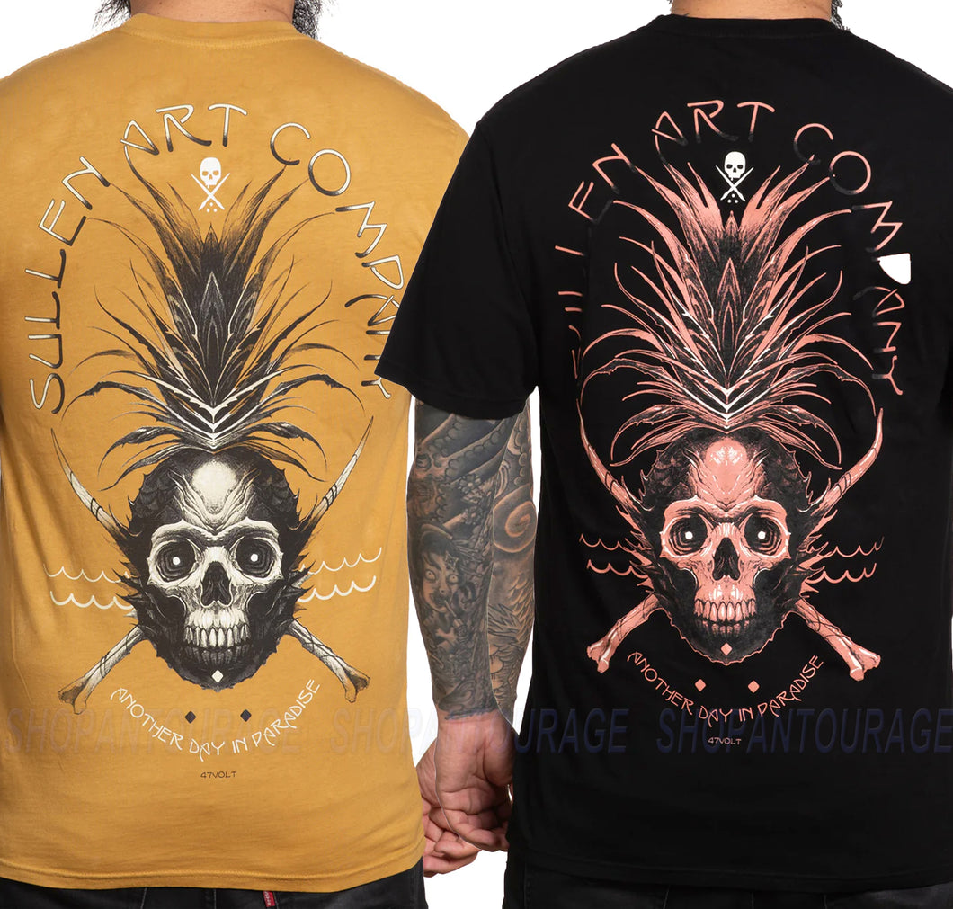 Sullen Sweet Death Premium Fit SCM6117 Short Sleeve T-shirt For Men | 2 Colors