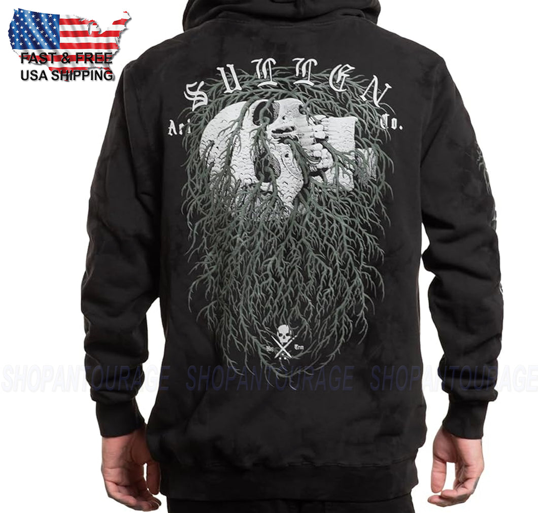 Sullen Art Collective Rooted SCM6218 New Long Sleeve Men`s Pullover Hoodie