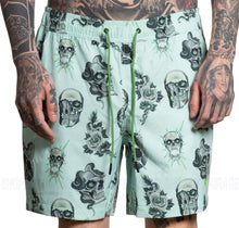 Load image into Gallery viewer, Sullen Art Collective Haubs E-Waist SCM6228 Tattoo Graphic Board Shorts for Men
