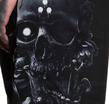 Load image into Gallery viewer, Sullen Art Collective Blaq Skull SCM6242 New Tattoo Graphic Board Shorts for Men
