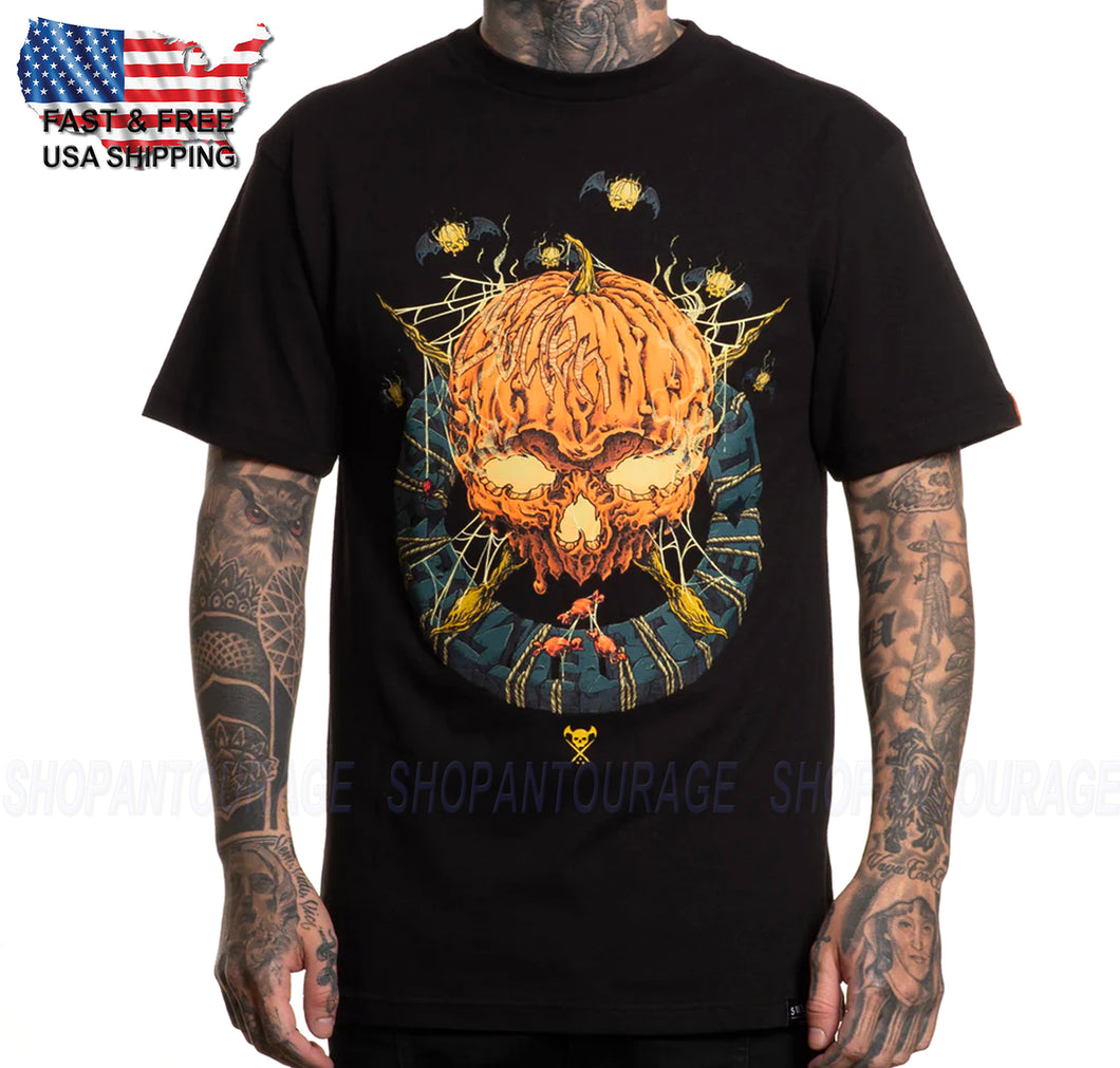 Sullen Art Collective Pumpkin Badge Standard SCM6384 Short Sleeve Men`s T-shirt