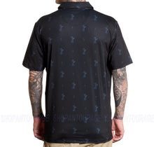 Load image into Gallery viewer, Sullen Art Collective Teed Off SCM6413 Short Sleeve Black Polo Shirt For Men
