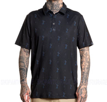 Load image into Gallery viewer, Sullen Art Collective Teed Off SCM6413 Short Sleeve Black Polo Shirt For Men
