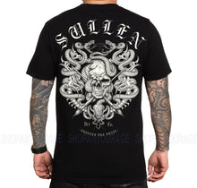 Load image into Gallery viewer, Sullen Art Collective Bones Badge Premium SCM7273 Short Sleeve T-shirt For Men
