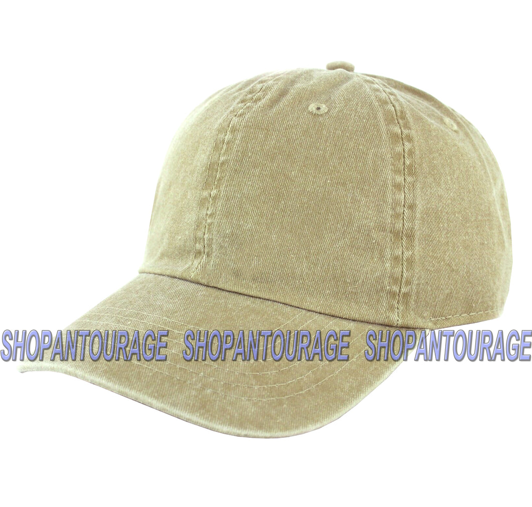 Newhattan 1201 Cotton Pigment Vintage Unisex Baseball Adjustable Trucker Cap Hat | 9 Colors