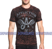 Load image into Gallery viewer, Affliction AC Deep Cut A18108 Short Sleeve Graphic Reversible T-shirt for Men
