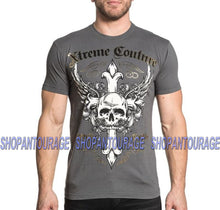 Load image into Gallery viewer, Xtreme Couture Annuit X1724 Men`s Short Sleeve Charcoal T-shirt By Affliction
